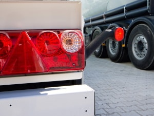 Rot LED Positionsleuchte mit LED Bremsleuchte LKW PKW Anhänger