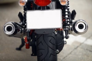 Reflektor Nummern schild Motorrad selbst klebende Nummern schild