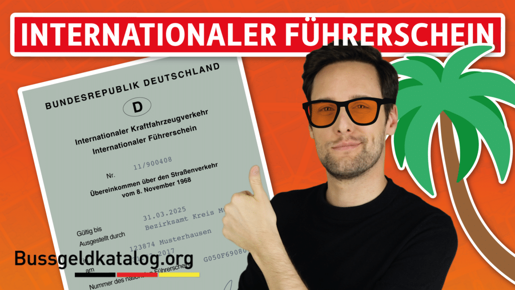 Informationen zum internationalen Führerschein im Video zusammengefasst.