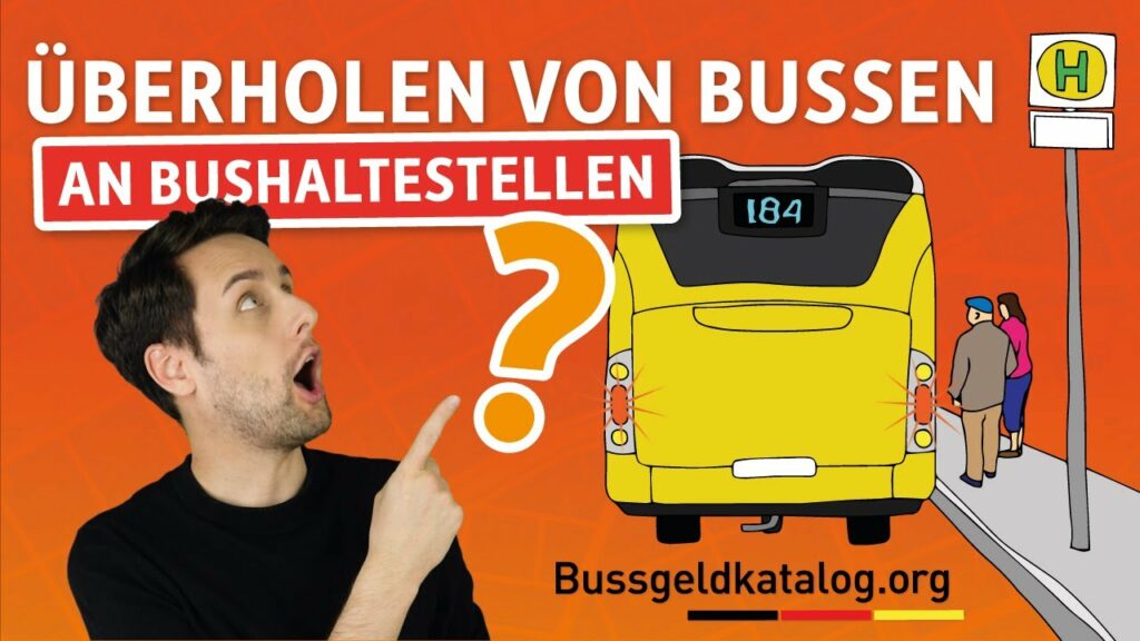 Wann dürfen Sie Busse an der Bushaltestelle überholen? Und was müssen Sie dabei beachten? Mehr dazu in diesem Video!