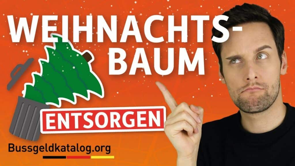 Wie muss der Weihnachtsbaum entsorgt werden?