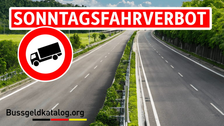 Lkw-Fahrverbot: Für Wen Gelten Ausnahmen? - Bußgelder 2024